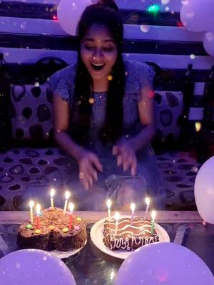 A post by @gargsisters2 on TikTok caption: #surprisebirthday #lockdownbirthday #hbd #trending #happybirthdaytoyou #happybday #bday #birthdaygirl #happybirthday #homemadecake #tiktok #sistalove