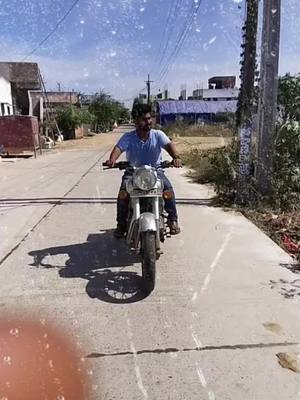 A post by @rajarani1116 on TikTok caption: # Last Bencher # Raj # Nellore Abbai # The Beat of # Royal Enfield # Heavy Antha...!