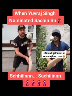 A post by @sanjeevrjha on TikTok caption: #yuvrajsingh nominated #sachintendulkar ☝️😀🕺 #viralvideo #new_trending #tiktok_global #tiktok_india_ #sanjeevrjha #for_you_page