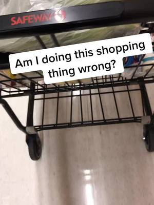 A post by @garrettpenney on TikTok caption: Am I doing this shopping thing wrong?.... #shopping #fyp #food #grocerystore #quarantine