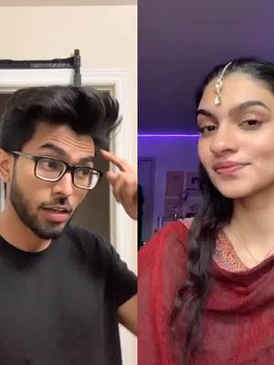 A post by @roohafzapapi on TikTok caption: POV: this girl starts flirting with you at a wedding and your mom walks in #duet with @recklessmina #fyp #xyzbca #brown #brownwedding #bollywood