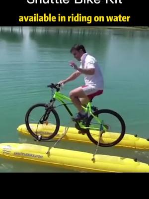 A post by @techmiracle on TikTok caption: Do you like this watersport by a shuttle bike? #bikelover #watersports #bikelife #technology #fypage #foryoupage