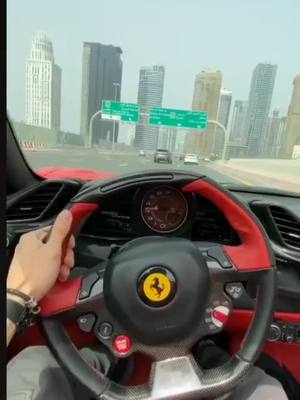 A post by @supercarsclub on TikTok caption: #ferrari #dubai