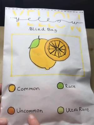 A post by @_.blind.bagss on TikTok caption: 🍌 yellow blind bag 🍋 this is my first video can we get it on the #fyp ? 💕🥺 #blindbag #foryou