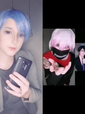 A post by @soro_cos_moved on TikTok caption: I'm almost done 🥺 2 characters to go #vmysticmessenger #mysticmessenger #mysmesv #jihyunkim #mysticmessengerv