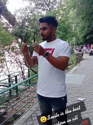 A post by @choudharykooner on TikTok caption: #Silence is the best answer of all stupid question & #Smile is the best reaction in all critical situations #manishkunner #staypositive #behappy