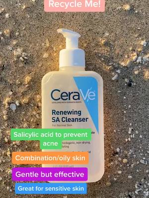 A post by @hyramapproved on TikTok caption: CeraVe Renewing Cleanser $11 *Link in bio to shop! (Affiliate)* #skincare #skincarebyhyram #cerave