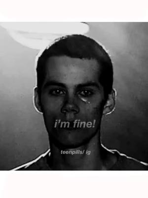 A post by @broken_hearts4edits on TikTok caption: I’m fine💔.. #fyp #foryou #edit #sad #deplressed #loneliness