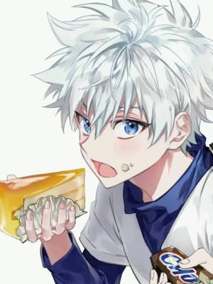 A post by @animeweebs.3 on TikTok caption: cute#killua#hunterxhunter