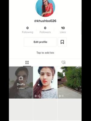 A post by @khushbooyadav686 on TikTok caption: ye mere new I'd hi es par follow karo aur like karo please