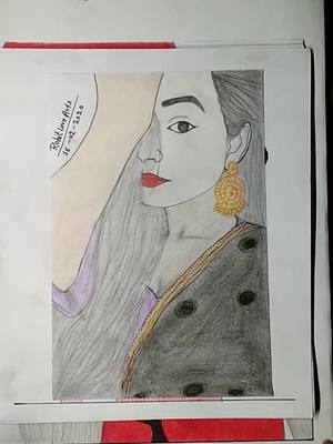 A post by @rohitkumar4423 on TikTok caption: kon si painting Sabse achhi bani h... comments me batao..#trending #foryou #drawing #drawingchallenge #artist #rohitlovearts #sketch @lokartist_lokesh