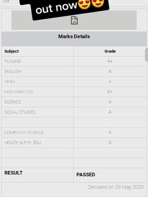 A post by @tera_maan99 on TikTok caption: 10th class result out kro check#10class #result #foryou #trending #tiktokindia #foryoupage #SwagStepChallenge #sidhumoosewala #premdhillon