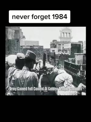 A post by @avipuri01 on TikTok caption: #june1984 #darbarsahib #2percent #neverforget1984