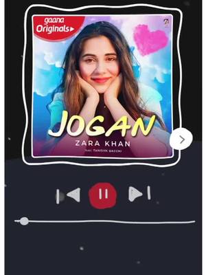 A post by @zaratiktokkhan on TikTok caption: My song #Jogan has crossed 2 million streams thank u so much for all the love 💜 #tiktok #tiktok_india @tanishkbagchi @gaana