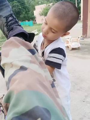 A post by @deepakhooda8 on TikTok caption: #SwagStepChallenge #indianarmy @jyotipatel1733