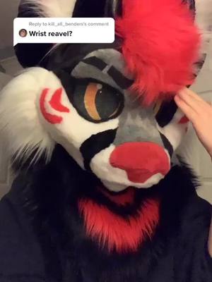 A post by @artemisflame on TikTok caption: Reply to @kill_all_benders Gotcha bishhhhh #furry #furryfandom #foryou #fyp #fursuit #xyzcba #NotOneThing