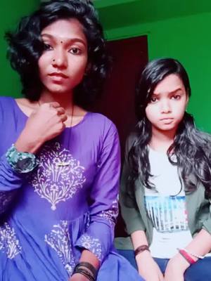 A post by @dachu_kichuz on TikTok caption: Avlude Expression Nokiyee🥰🥰🥰 #sisterslove