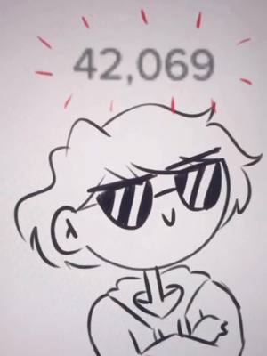 A post by @artzandstoofs on TikTok caption: funny follower counts pt. 2 #art #fyp #foryoupage #draw #drawing #animatic