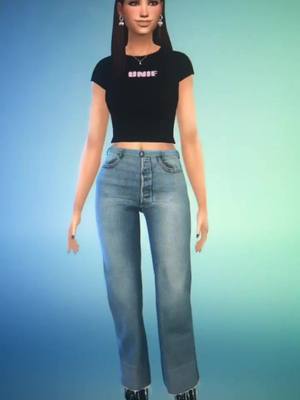 A post by @simcuz on TikTok caption: might be my fav sim i ever made :) #upcycling #NotOneThing #sims4cc #sims4 #fyp #foru #foryou