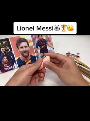 A post by @littlefigurines on TikTok caption: Messi⚽️❤️🔥#fyp #foryou #DIY #KeepingItCute #messi