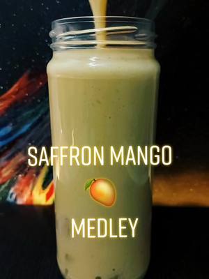 A post by @beverage_mixologist on TikTok caption: How to make Saffron Mango Medley🥭 #tiktokchef #EasyRecipe #edutok #beverage_mixologist #trending #fyp #makeadrink #DIY #tiktok_india #featuremе