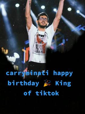 A post by @_official_artboy_2268 on TikTok caption: #doubleexposure #carryminati happy birthday carryminati#artdeep