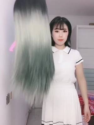 A post by @hairfashion2020 on TikTok caption: #wighair #tiktok #foryou #hairclick #hairstyle #humanhair