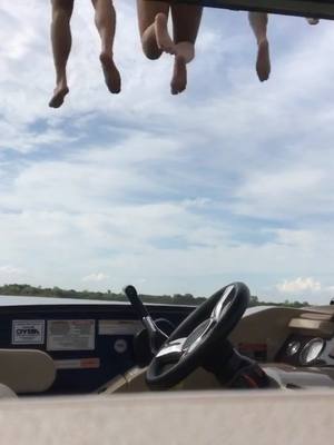 A post by @mightymeri on TikTok caption: Lake Days. #LakeLewisville #Texas #BoatDays