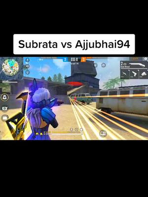 A post by @totalgaming_official on TikTok caption: Ajjubhai94 vs Subrata ek bar jarur dekhe #freefire #garenafreefire #totalgaming #freefirelive #pubg #pubgmobile