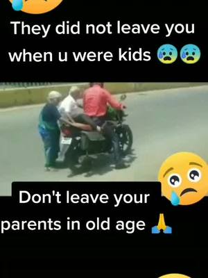 A post by @romeonoddy on TikTok caption: please don't leave your parents in old age 😥😥😥😥😥