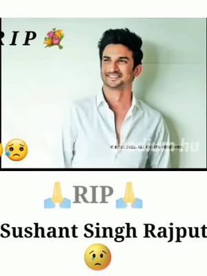 A post by @neerajtanwarpepsu810 on TikTok caption: #RIP#susantsinghrajput #foryou #foryoupage #trending #fyp #ShareTheCare #swegstepchallange #tiktok_india @tiktok_india