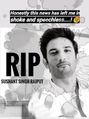 A post by @sunny_patil_nik on TikTok caption: #Rip😢 #sushantsinghrajput #doubleexposure #rip #star #ripsushantsinghrajput