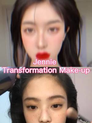 A post by @beautyhair6 on TikTok caption: Blackpink Jennie Makeup#blackpink #jennieblackpink #makeup #fyp