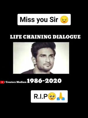 A post by @iamaan_khan on TikTok caption: miss you 😔 #sushantsinghrajput #sad #moment #2020