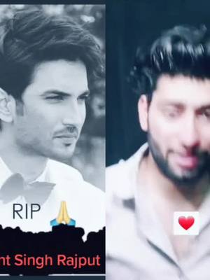 A post by @oye_meri_jaan05 on TikTok caption: Rip sushant Singh Rajput 🥺🥺🙏🙏🙏🙏#duet with @gouravch2 #memoriesbringback #sushantsinghrajput #moviemsdhoni