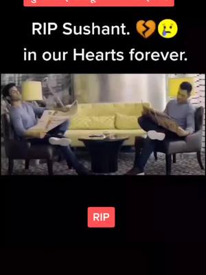 A post by @iamishan28 on TikTok caption: RIP Sushant Singh Rajput 😭💔 #ripsushantsingh #rip