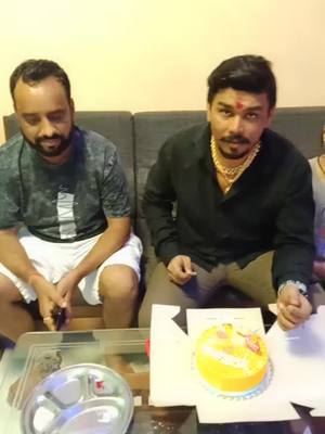 A post by @tikeganu_007 on TikTok caption: आपली jaan आहेत मित्र त्यांनी दुसरा cake आणला परत❤️#friends #birthday #jaan @priyamule12 @neha_3085_8 @divshaggy143 @sambhaji.pawar.9696 @akashkale414