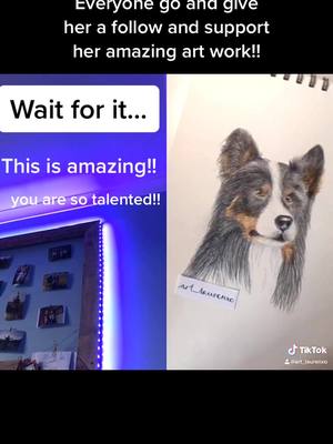 A post by @secret.identityy on TikTok caption: #duet with @art_laurenxo She is so talented wth!!!!!#duet #positiveenergychallenge #art #talent #omg #shock #woah