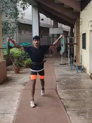 A post by @pawaramit94 on TikTok caption: lounges#lounges #strenthworkout #thighfatworkout #jumper #weight #foryou #coach #challenge4u #MyntraEORSChallenge #athlete_life