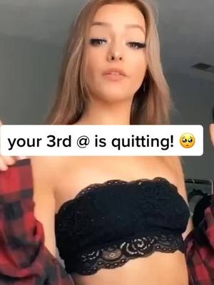 A post by @adoringzoelav on TikTok caption: your 3rd @ is quittting! 🥺 #zoelaverne #foryoupage #foryou @zoelaverne