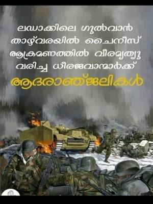 A post by @devadaru98 on TikTok caption: സ്വന്തം രാജ്യത്തിനുവേണ്ടി വീരമൃത്യു വരിച്ച ധീരജവാന്മാർക്ക് ശതകോടി പ്രണാമം🙏🇮🇳#MyntraEORSChallenge #news #army #kerivamakkale