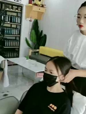 A post by @hair_love95 on TikTok caption: If it was you,what would cause you to shave your head?🙂#hairtutorial #girl #hair