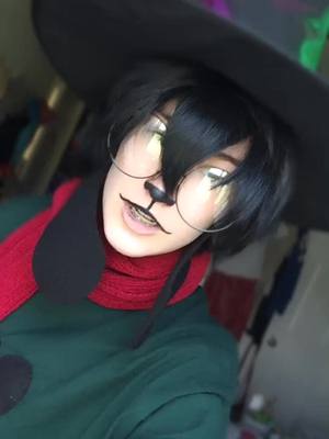 A post by @7th.blood on TikTok caption: 👀 #deltarune #ralsei #deltaruneralsei #ralseicosplay #deltarunecosplay