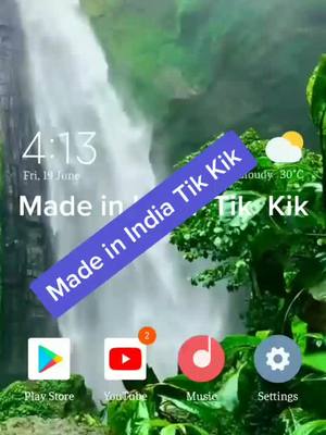 A post by @naveenyadav471 on TikTok caption: Made in India Tik kik