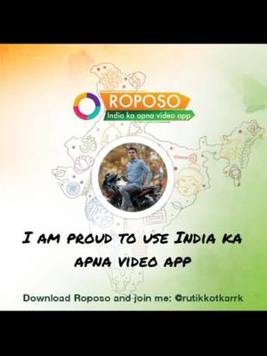 A post by @kotkarrutikrk on TikTok caption: #folow #ME #ROPOSO #JYHIND #i❤️indian #loveindea #proud #fo #india #janganmanadhinayakjayahai @roposolove #fyp #foryoupage #for #foru #fyp #team_rk