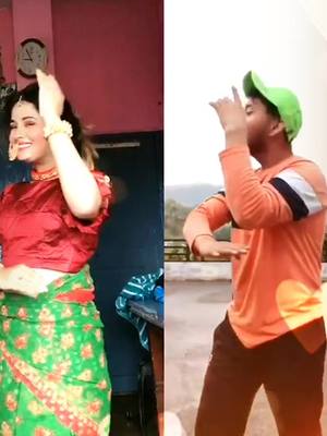 A post by @nuts.0 on TikTok caption: #duet with @sanzoo111 dont judge my robotic dance 😂😂😂mjhe nhi aata bs try kra match krne ki