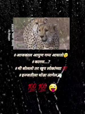 A post by @30604033vip on TikTok caption: marathi status 💯आजकाल आपुण गप्प आसतो🤫🙏🙏#tiktoklover #tiktok #tiktok_india #foryoupage #duet