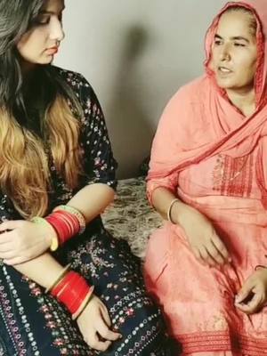 A post by @radhika.gujjar89 on TikTok caption: beti or bahu me fark part-4🙏🏻🙏🏻 comment ur views ✌🏻✌🏻 #shortstory #radhikagujjar #saasbahu @monika_keorak @kapilgujjar409