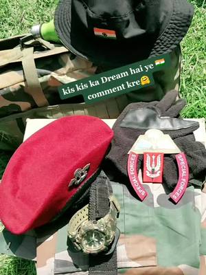 A post by @cdopanku03 on TikTok caption: ARMY LOVER KIS KIS KA DREAM H YE CMNT BOX M BTAYE🇮🇳🤗#specialforces #paracommando #inqlab_zindabaad #bhagatsingh_zindabad #himachali #tiktok_india