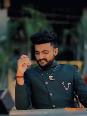 A post by @mr.harubha on TikTok caption: Too tum kon ho be....😈😎🔥 #harubha #foryou #foryoupage #trending #dhank #jaymataji #rajputana #expression #attitude